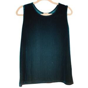 Koret teal Tank Top, velvet